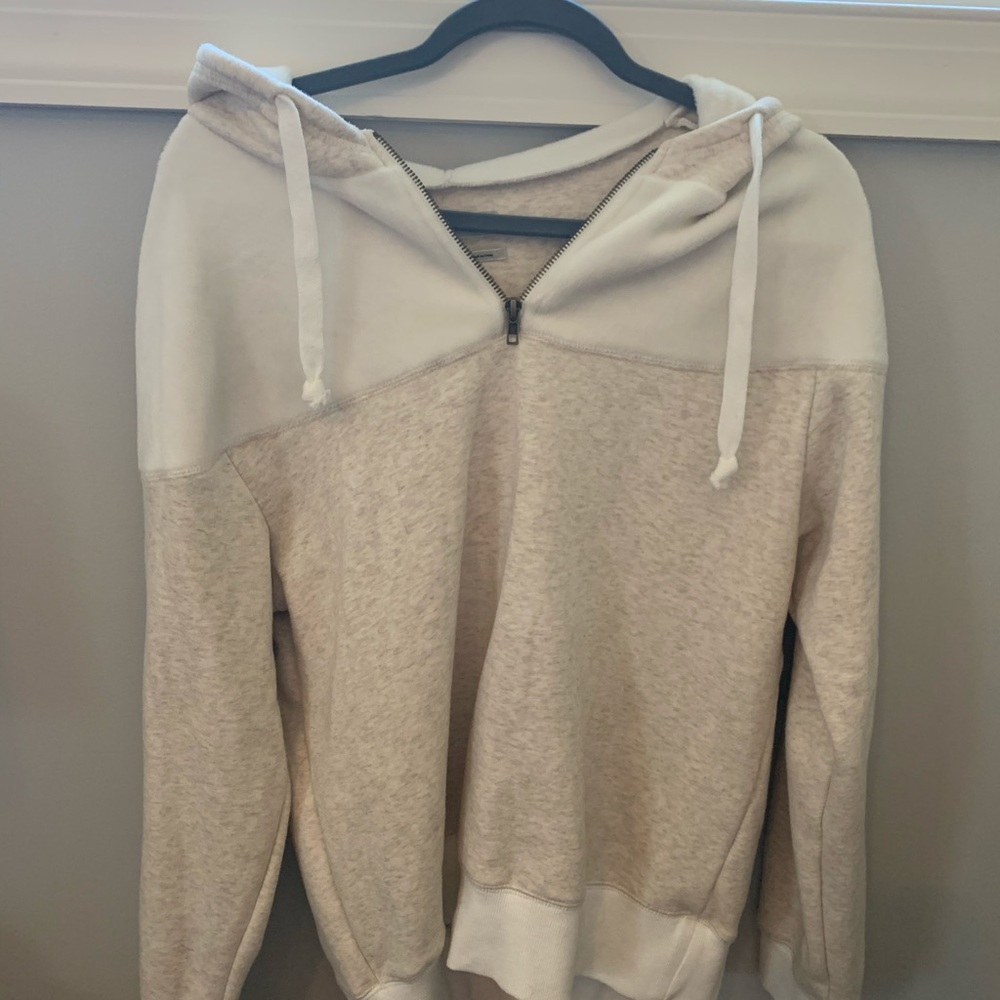 White/Oat Zip Up